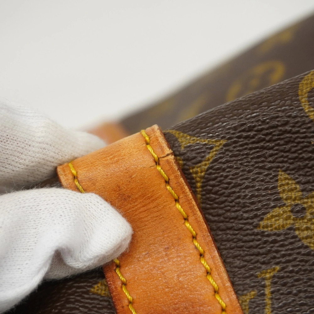 LOUIS VUITTON Authentic Brown Monogram Keepall 55 Boston Bag - Picture 6 of 12